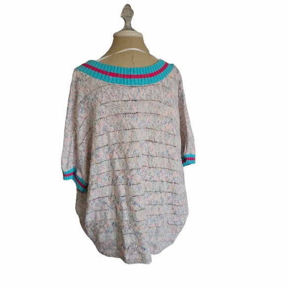 Torrid White and Blue Striped Blouse - Picture 4 of 10